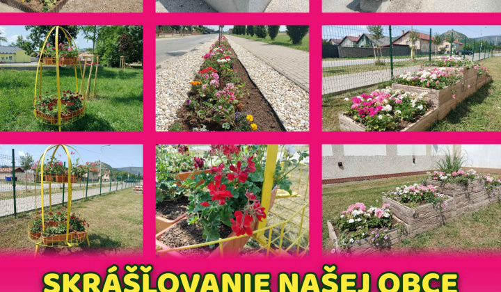 Fotka - Skrášľovanie našej obce / Községünk szépítése