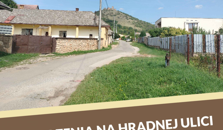 Fotka - Obmedzenia na Hradnej ulici / Korlátozások a Vár utcában
