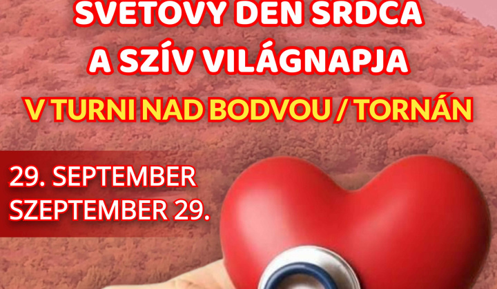 Fotka - Svetový deň srdca v Turni nad Bodvou / A szív világnapja Tornán