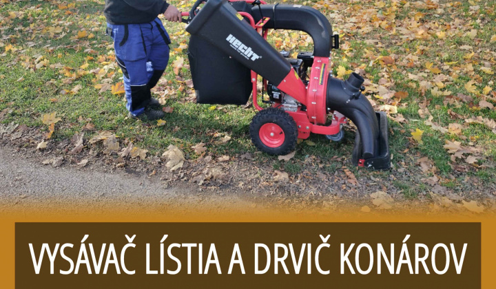 Fotka - Vysávač lístia a drvič konárov / Lombszívó és ágaprító