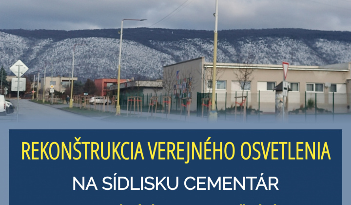 Fotka - Rekonštrukcia verejného osvetlenia / Közvilágítás Korszerűsítése