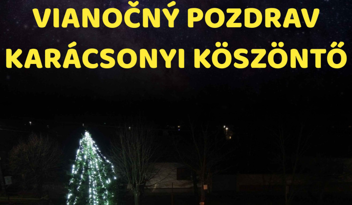 Fotka - Vianočný pozdrav / Karácsonyi köszöntő