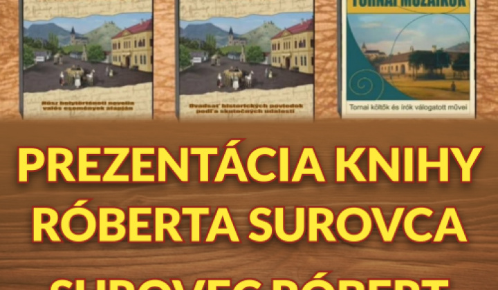 Fotka - Prezentácia knihy Róberta Surovca / Surovec Róbert könyvbemutatója