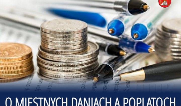 Fotka - Oznámenie o miestnych daniach a poplatkoch / Közlemény a helyi adókról és illetékekről