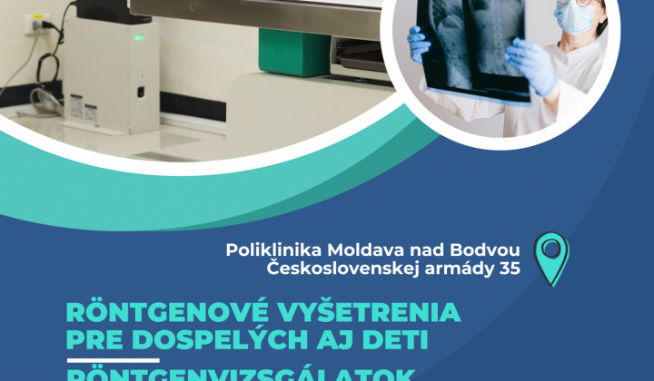 Fotka - Röntgenové vyšetrenia pre dospelých aj deti/Röntgenvizsgálatok felnőttek és gyermekek számára