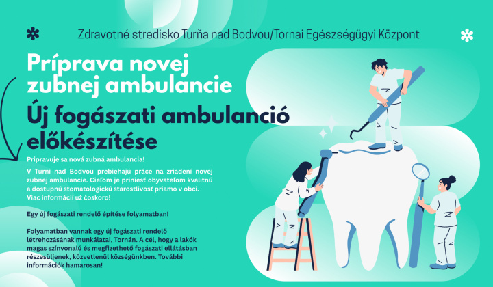 Fotka - Príprava novej zubnej ambulancie/Új fogászati ​​ambulanció előkészítése