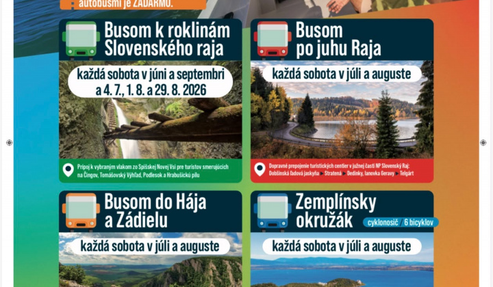 Fotka - Letná turistická doprava/Nyári turisztikai közlekedés