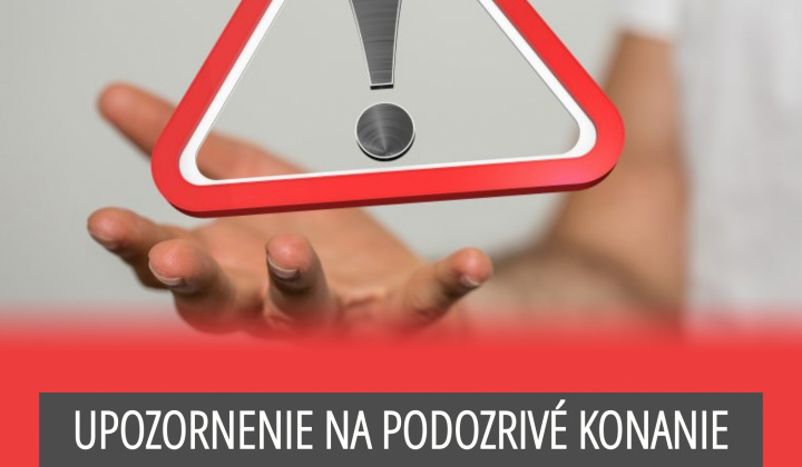 Fotka - Upozornenie na podozrivé konanie / Figyelmeztetés gyanús tevékenységre