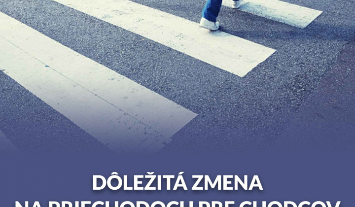 Fotka - Dôležitá zmena na priechodoch pre chodcov / Fontos változás a zebráknál