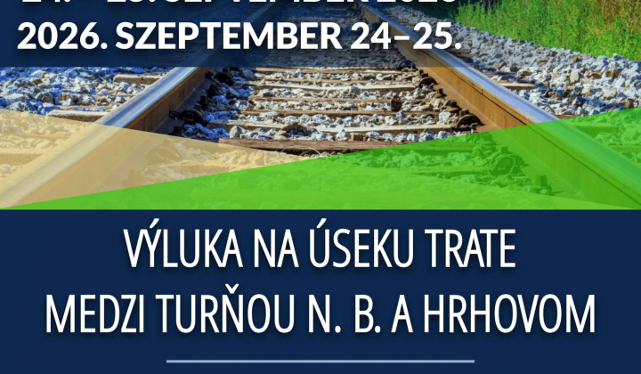 Fotka - Výluka na úseku trate medzi Turňou nad Bodvou a Hrhovom / Vágányzár a Torna-Tornagörgő közötti vasúti szakaszon