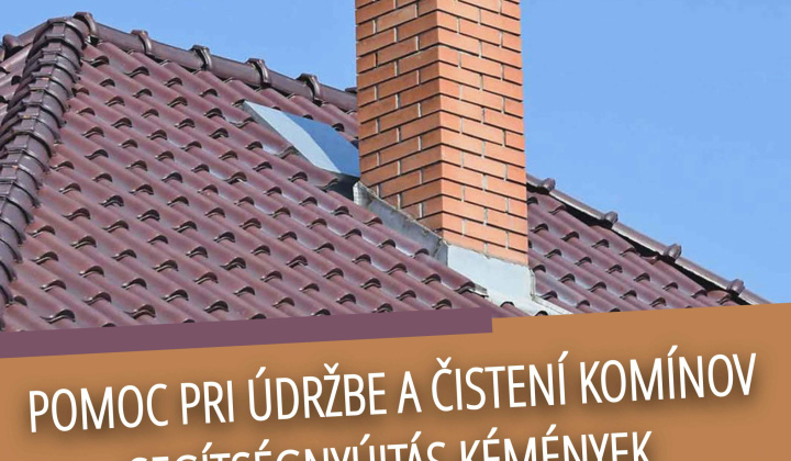 Fotka - Pomoc pri údržbe a čistení komínov / Segítségnyújtás kémények karbantartásához és tisztításához
