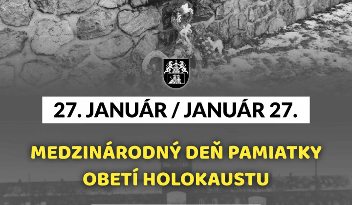 Fotka - Medzinárodný deň pamiatky obetí holokaustu / A holokauszt áldozatainak nemzetközi emléknapja