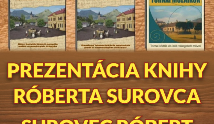 Fotka - Prezentácia knihy Róberta Surovca / Surovec Róbert könyvbemutatója